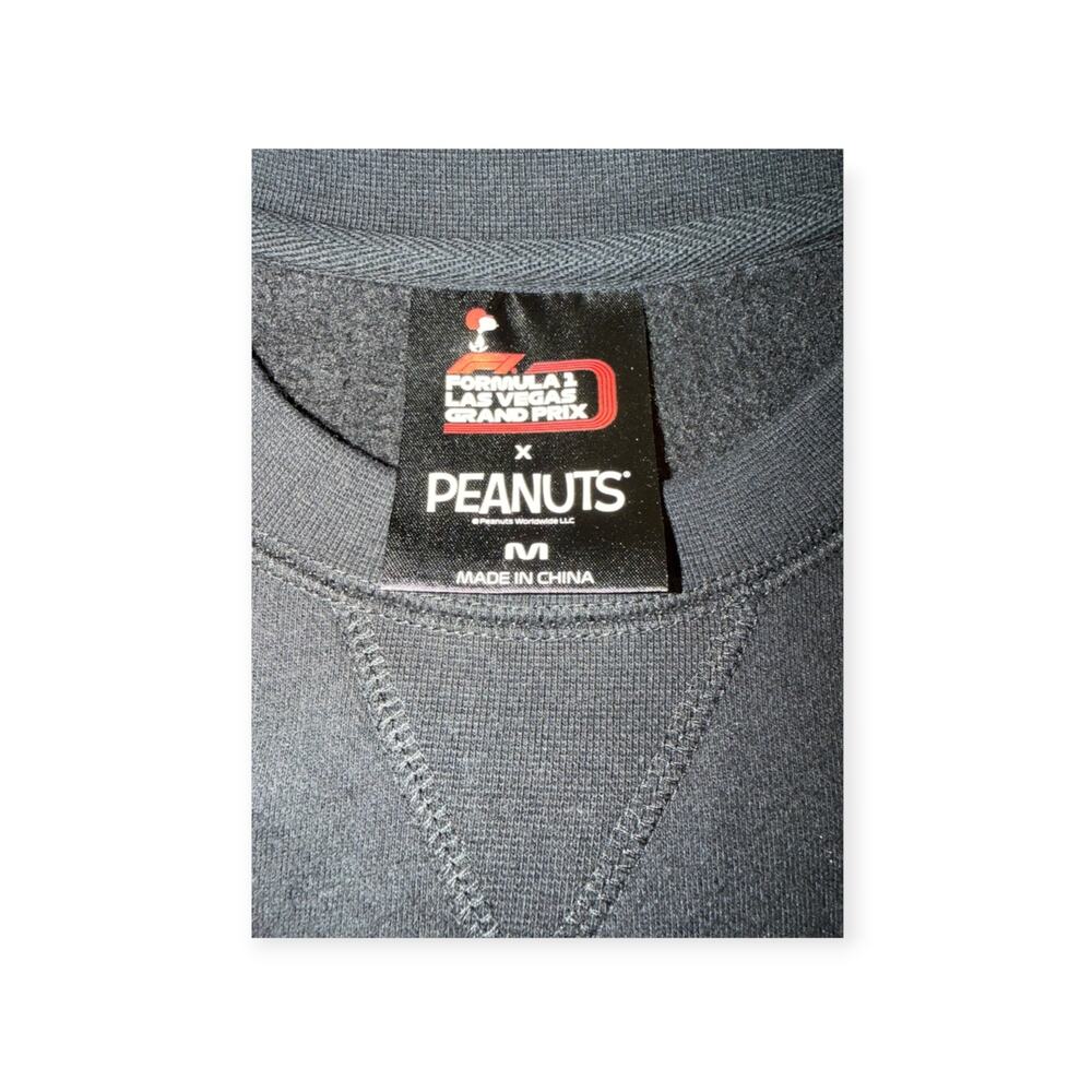 Formula 1 Las Vegas Grand Prix X Peanuts Crew Neck Sweatshirt, Men's Medoim - Picture 7 of 9
